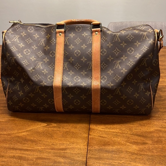 SOLD✅ LOUIS VUITTON KEEPALL 45 BANDOULIERE HAND BAG MONOGRAM SOLD✅ - Picture 4 of 17